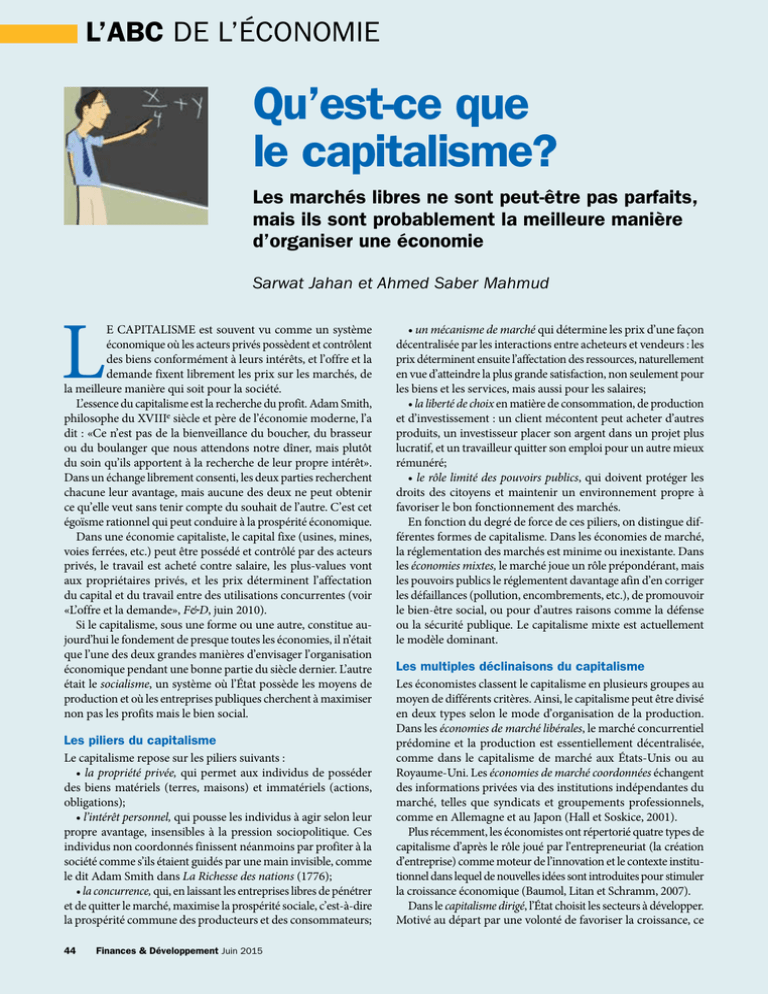 conclusion dissertation sur le capitalisme