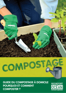 Guide du compostage - Communauté d`agglomération de Rochefort