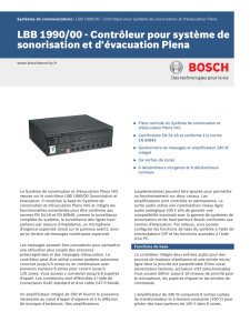 LBB 1990/00 - Bosch Security Systems