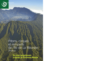 Pitons, cirques et remparts de l`île de La Réunion