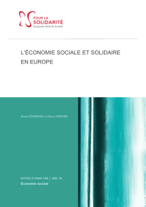 l`économie sociale et solidaire en europe