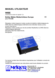 : Wetter-Infobox WIB Europe, at www.SVB.de