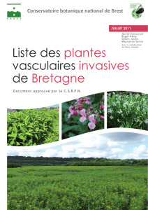 Liste des plantes vasculaires invasives de Bretagne