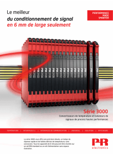 Le meilleur du conditionnement de signal en 6 mm de large