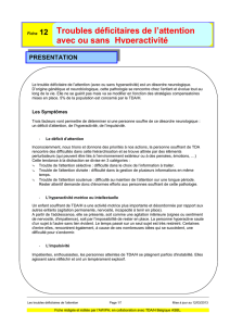 Les troubles de l`attention (pdf-161 Ko )