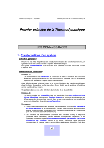 4.Premier principe de la thermodynamique