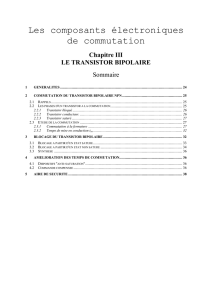 La commutation des composants électroniques