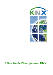 Efficacité de l`énergie avec KNX