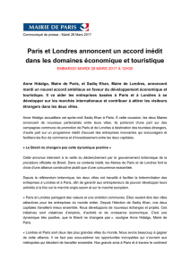 Paris et Londres annoncent un accord inédit dans