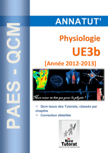 Annatut` UE3b-Physiologie 2012-2013