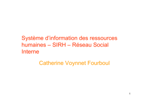Système d`information des ressources humaines – SIRH – Réseau