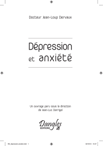 Dépression et anxiété