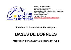 Données - Université Jean Monnet