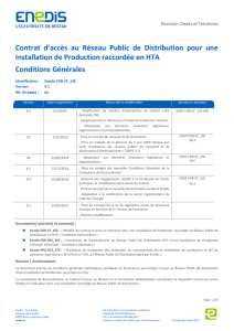 Contrat d`accès au Réseau Public de Distribution pour une