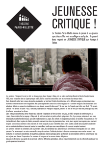 Lire les critiques complètes - Théâtre Paris
