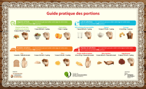 Guide pratique des portions
