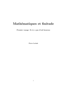 Mathématiques et finitude - IMJ-PRG