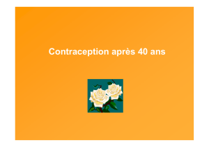 Contraception après 40 ans