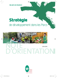 Stratégie de développement dans les Parcs