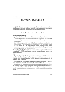 MP Phys. Chimie - Concours Centrale