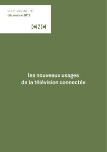 Les nouveaux usages de la télévision connectée