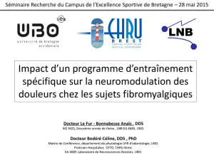 Impact d`un programme d`entrainement spécifique sur la douleur