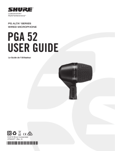 PGA52 Wired Microphone - French
