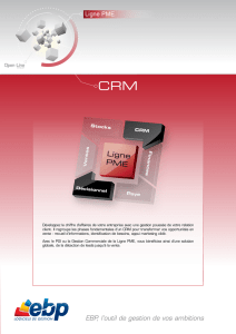 EBP Module CRM Ligne PME Open Line