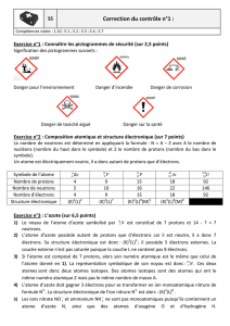 Correction du contrôle n°1 :