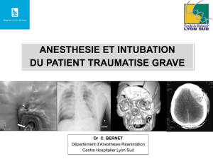 Anesthesie Intubation 2017