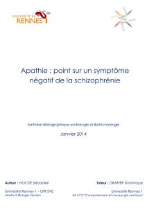 Apathie : point sur un symptôme négatif de la schizophrénie