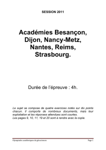 2011 - Académie de Nancy-Metz