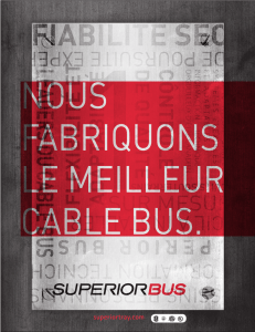 leaders du cable bus - Superior Tray Systems