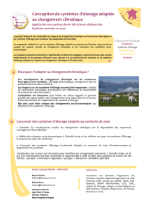 Conception de systèmes d`élevage adaptés au changement