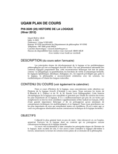 Plan de cours - UQAM | Département de philosophie