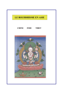 le bouddhisme en asie