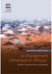 Le Changement climatique en Afrique: guide à l`intention des