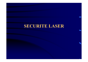 Sécurité laser