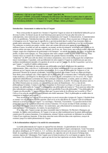 Intervention de Marc Le Ny, professeur agrégé de philosophie