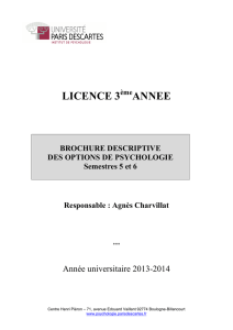Brochure options 2013-2014 - L`Université Paris Descartes