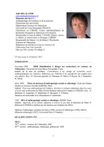 CV détaillé 2017 - Université de Caen