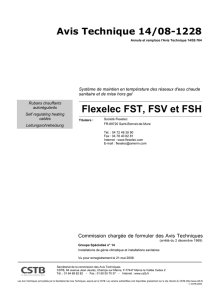 Flexelec FST, FSV et FSH