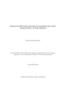 Étude sur la relation entre le marxisme et le messianisme dans