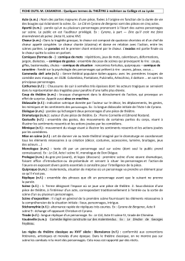 Dissertation le theatre est un divertissement