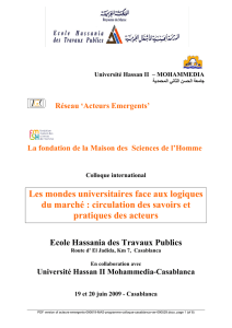 Université Hassan II – MOHAMMEDIA