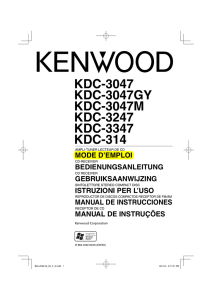 KDC-3047 KDC-3047GY KDC-3047M KDC-3247 KDC