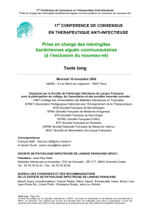 Texte long - Infectiologie