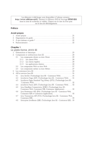 La plate-forme JAVA EE