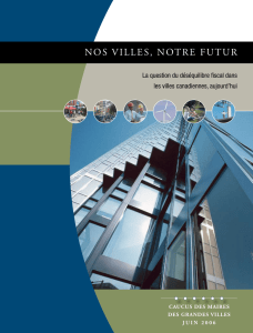 Nos Villes, Notre Futur