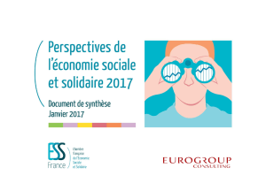 Perspectives de l`ESS 2017